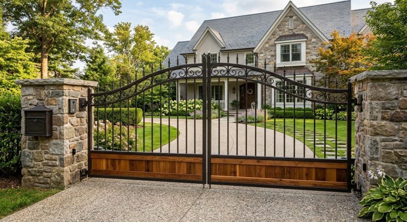 Entrance Gate Installation in Naperville, IL