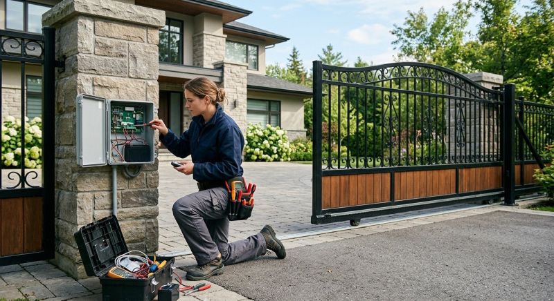 Remote Gate Installation in Alpharetta, GA