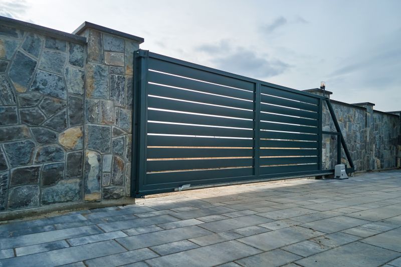 Modern Sliding Driveway Gate