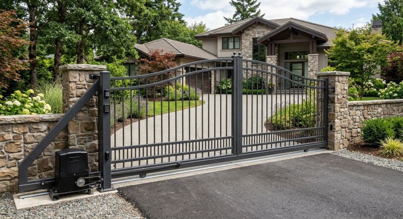 Entrance Gate Installation in Cary, NC
