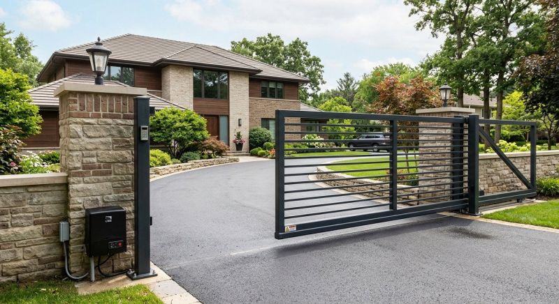 Motorized Gate Installation in Littleton, CO
